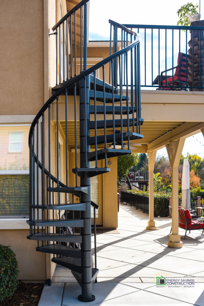 Spiral Staircase (Durarail) - El Dorado Hills, CA 2021 - Energy Savings ...